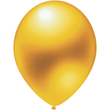 Metalizuoti balionai auksiniai
